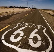 On the Route 66 Highway: Barstow, California