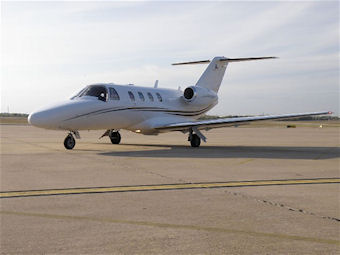 The Cessna CitationJet provides luxury air travel for any executive