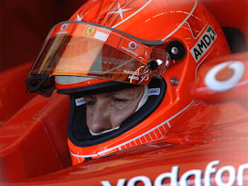 Perhaps the greatest all time race driver, Michael Schumacher