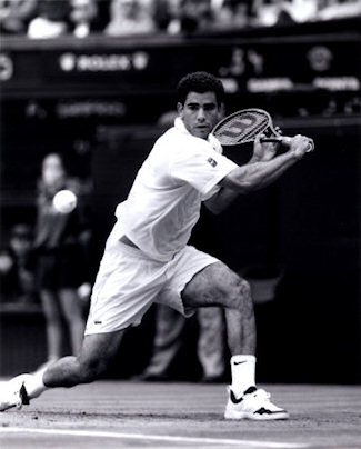 King of serve and volley Pete Sampras