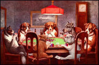 Dogs Playing Poker