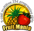 Fruitmania progressive jackpot